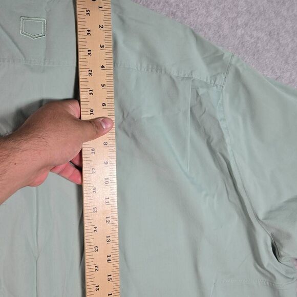 SCOTTeVEST Docksider Shirt Men's 3XL Button Up Hidden 7 Pockets Travel Safety NW - Picture 10 of 12